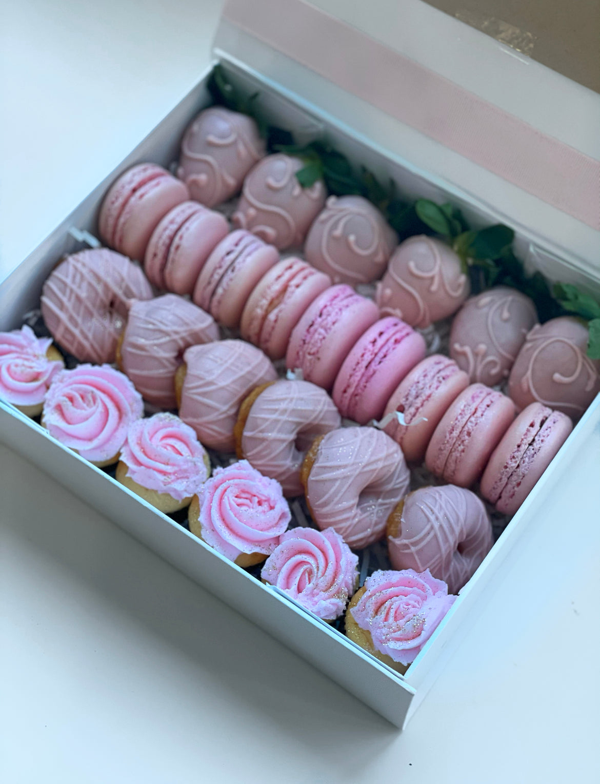 Valentine Ultimate Dessert Box - Macaron Delights Sydney