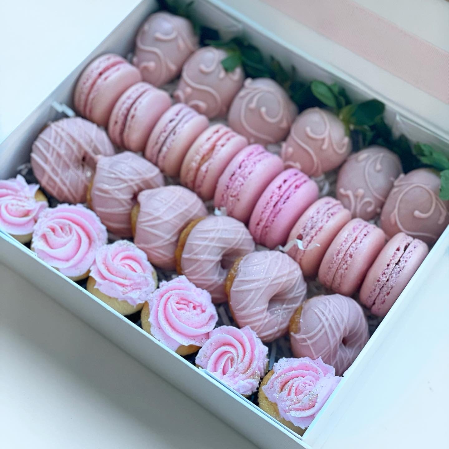 Valentine Ultimate Dessert Box - Macaron Delights Sydney