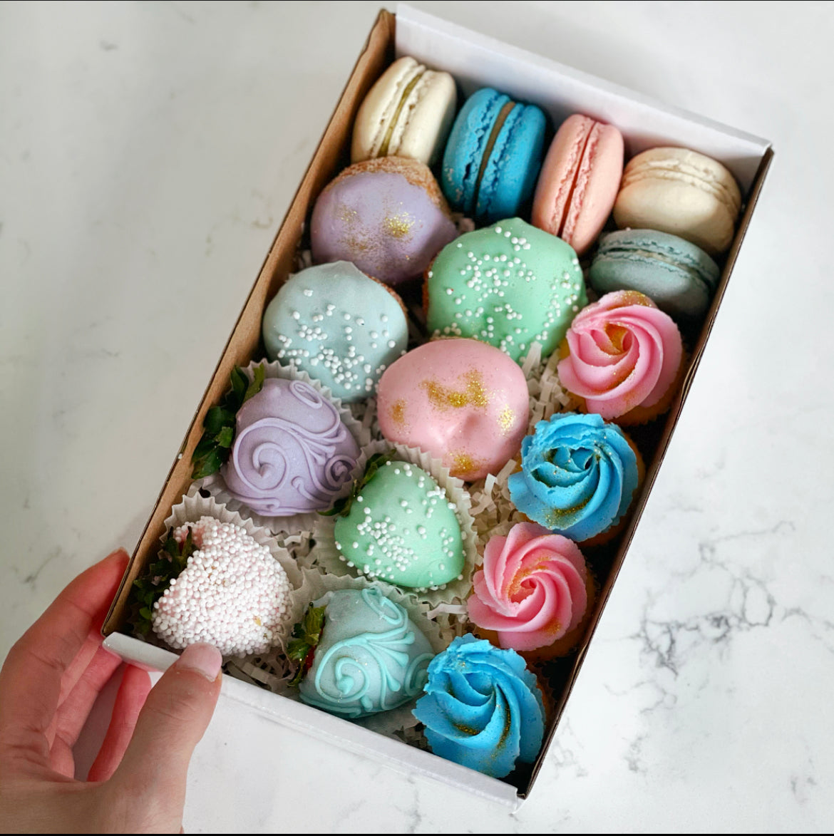 Easter dessert box . - Macaron Delights Sydney
