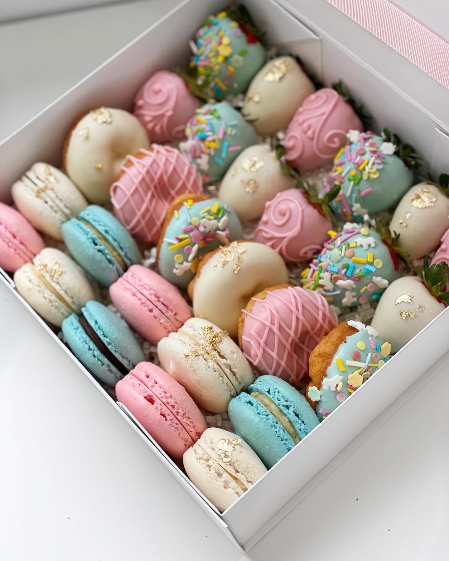Pastel sweet box - Macaron Delights Sydney
